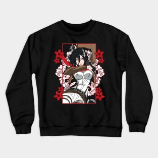 Mikasa Anime Fanart Crewneck Sweatshirt